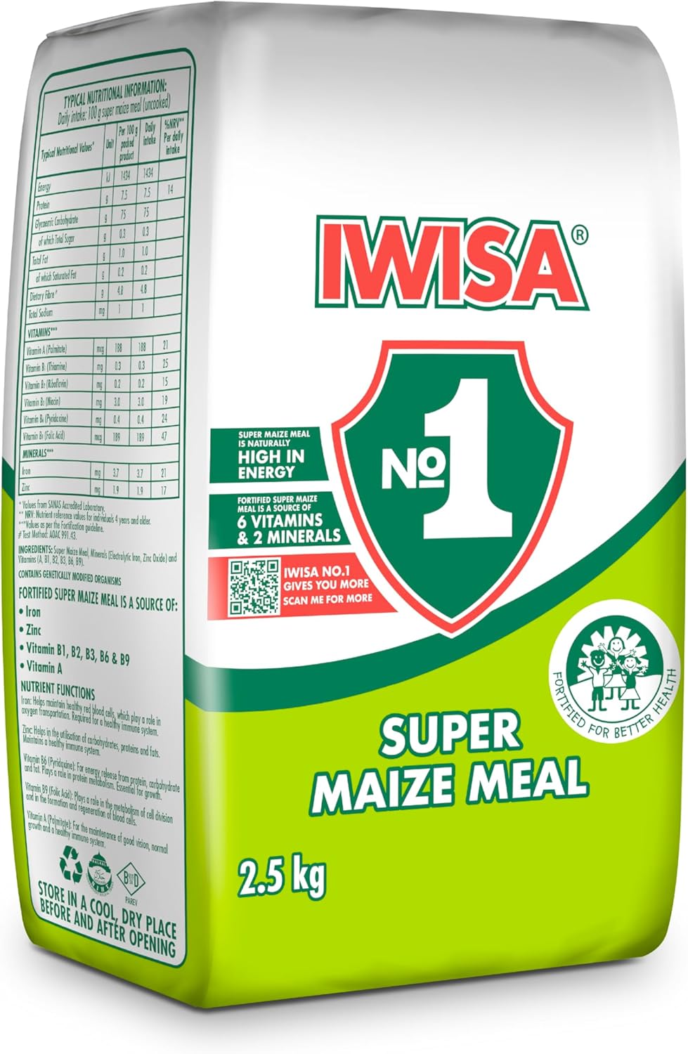 Nutrient-rich maize meal for Pap, Ugali, or porridge