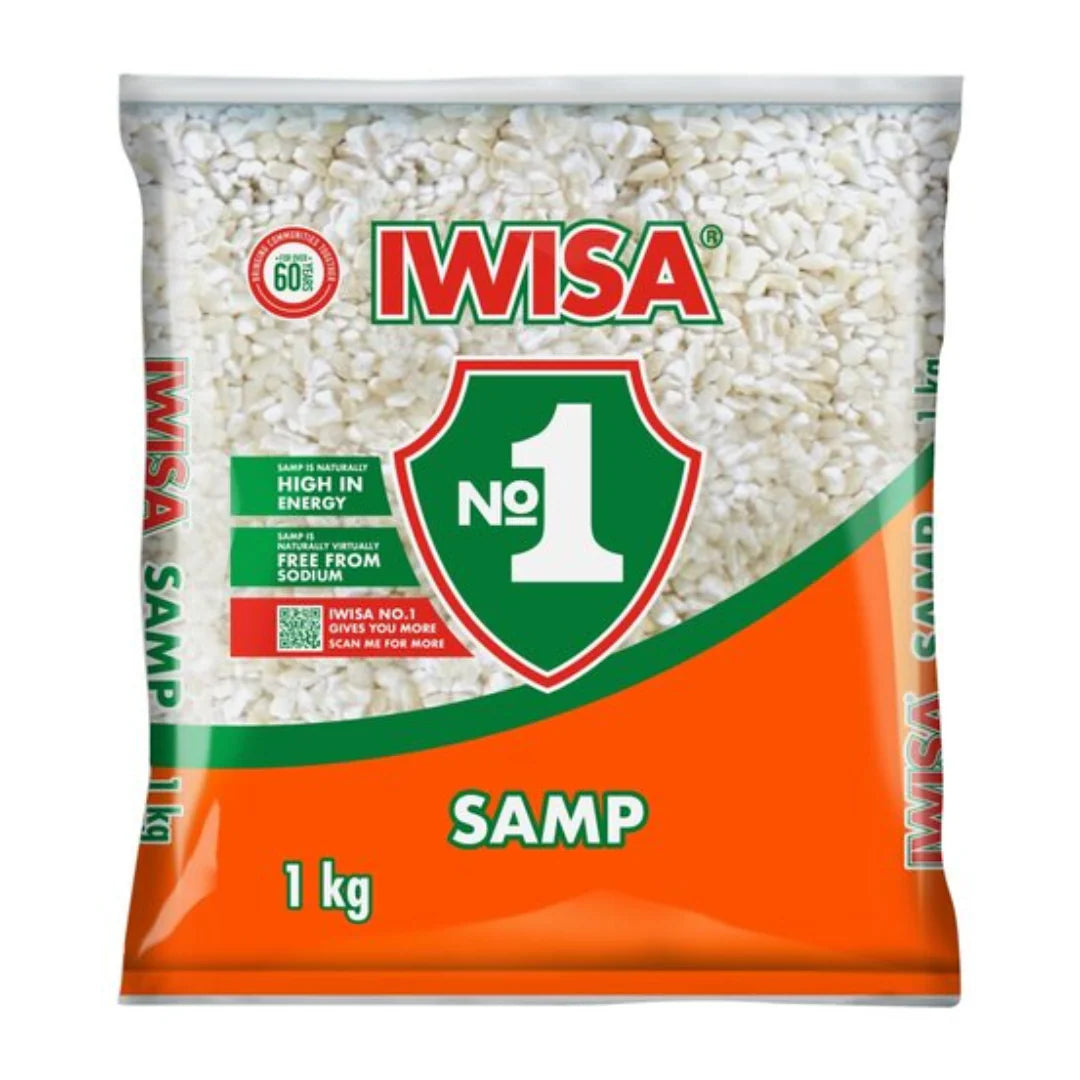 Iwisa Samp 1kg parboiled African grain