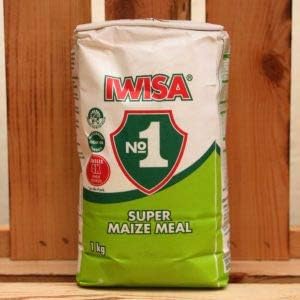 Iwisa Super Maize Meal 1kg Pack of 2 South African staple