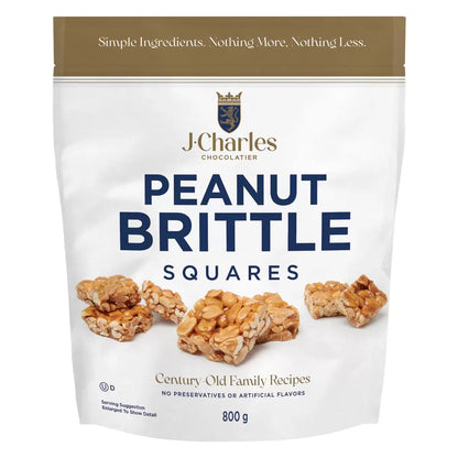 J.Charles peanut brittle squares 800g UK sweet pack