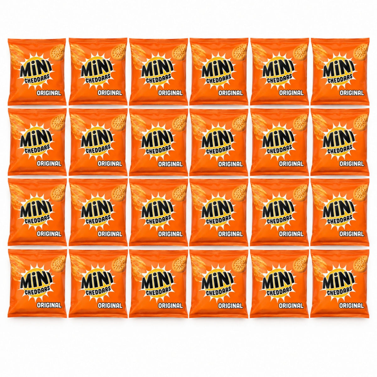 Jacob's Mini Cheddars Original Baked Cheese Snacks 24 Pack