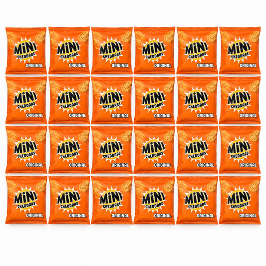 Jacob's Mini Cheddars Original Baked Cheese Snacks 24 Pack