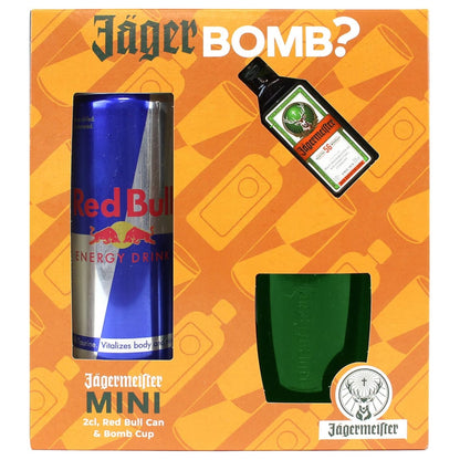 Premium Jagerbomb Gift Set ideal for birthdays, holidays, and festive gatherings