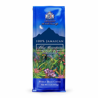 100% Jamaican Blue Mountain Coffee 453g whole beans