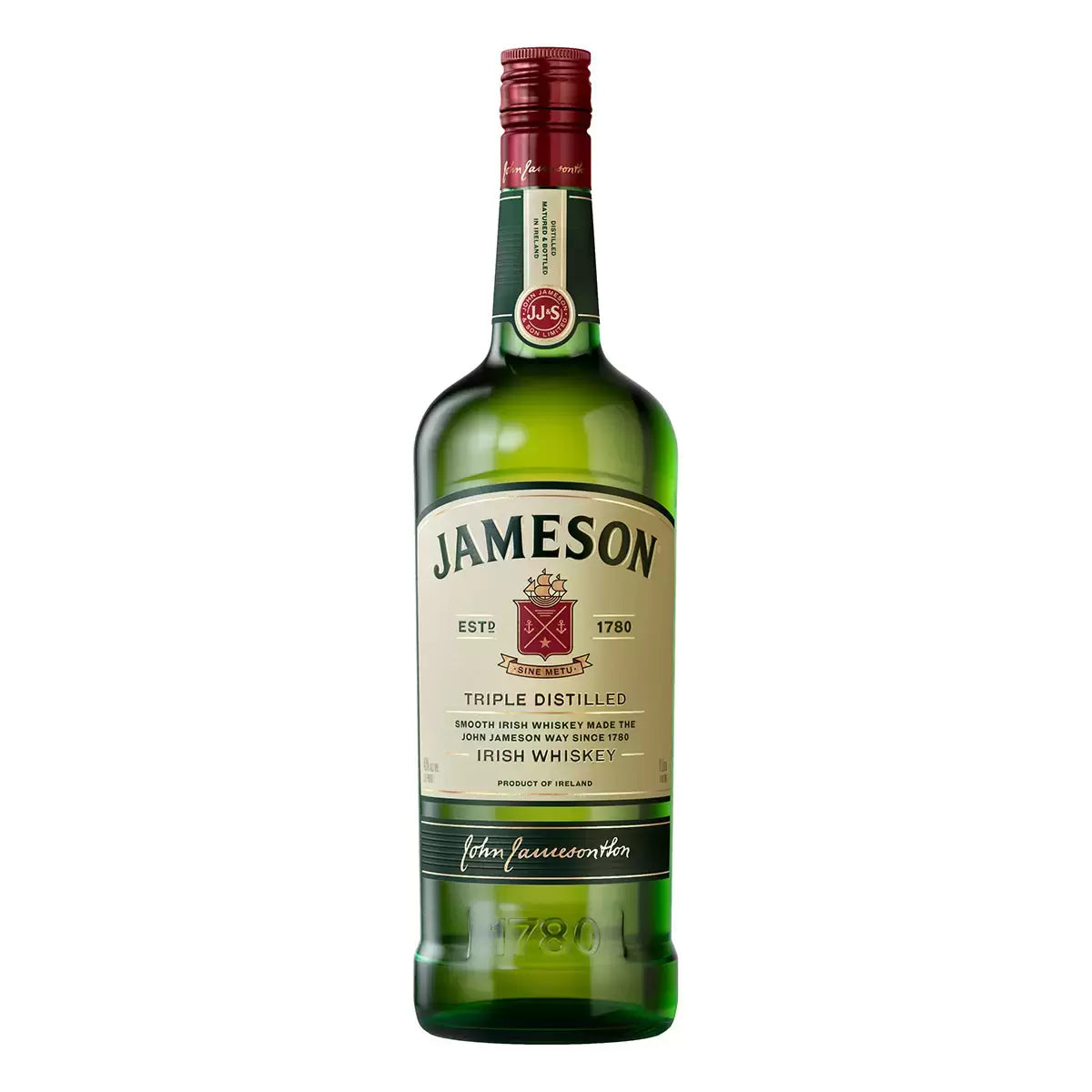 Jameson Irish Whiskey, 1L – smooth, classic Irish whiskey for a rich and balanced taste