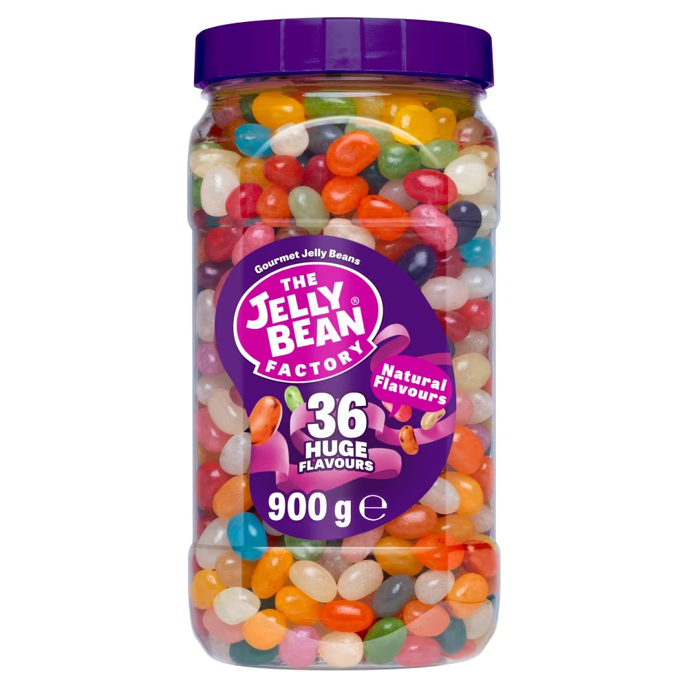 The Jelly Bean Factory 36-flavour gourmet jelly beans 900g jar