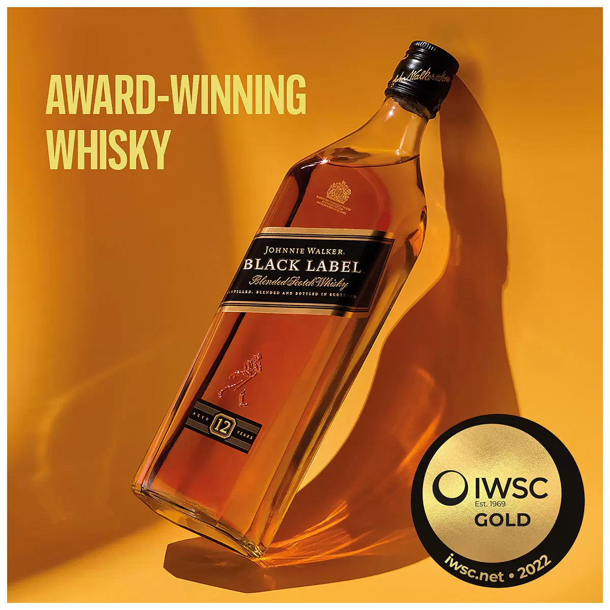 Johnnie Walker Black Label 12 Year Old Blended Scotch Whisky