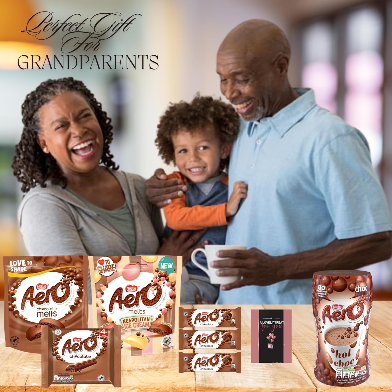 JOLAFUNBS Aero chocolate box filled with snack-size treats