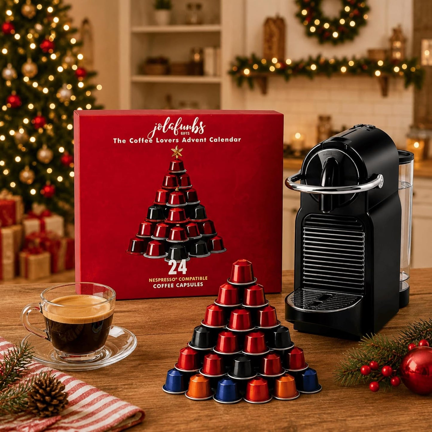 Nespresso compatible coffee capsule advent calendar for adults