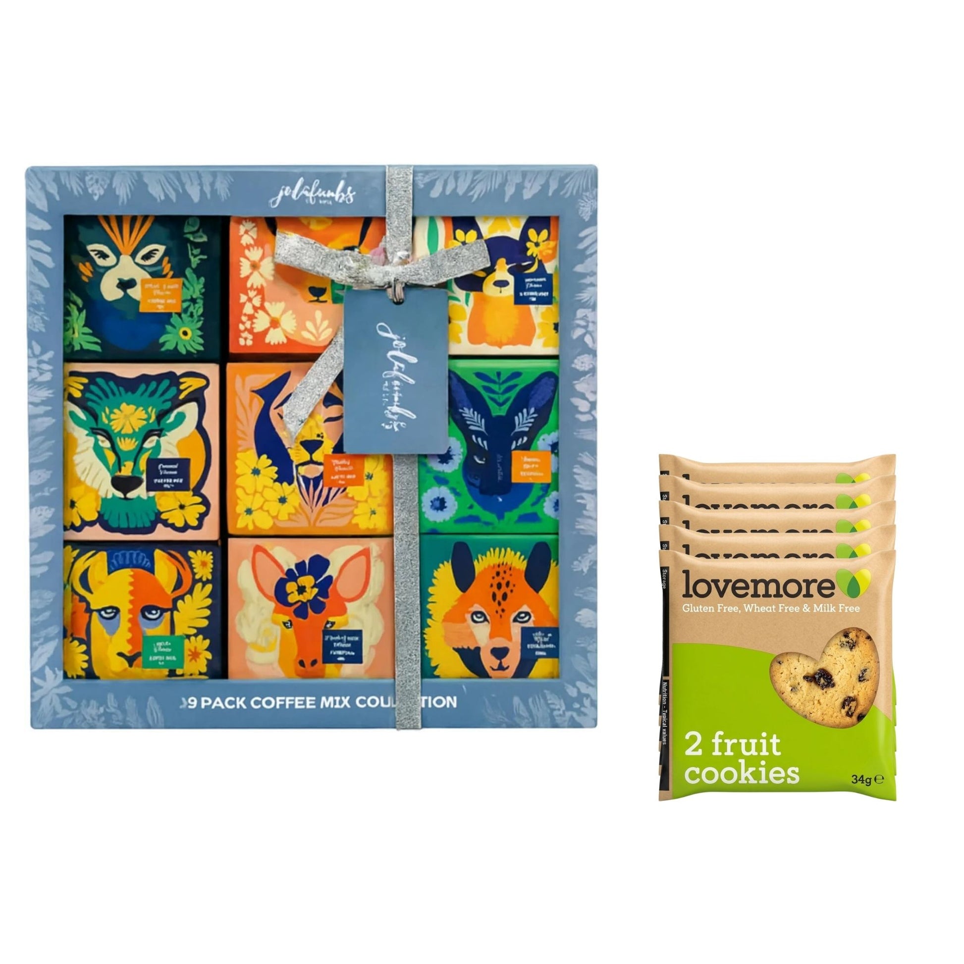 JOLAFUNBS 9 flavour instant coffee gift box set