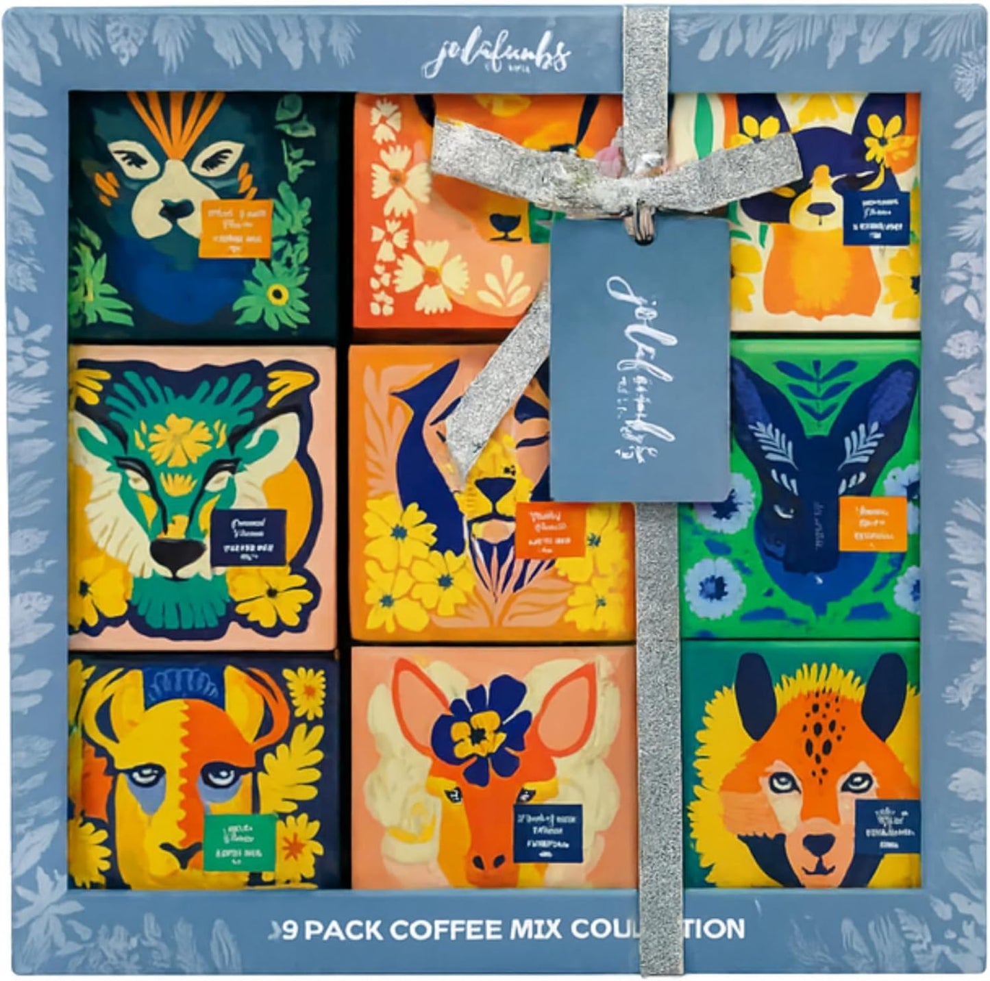 JOLAFUNBS instant coffee gift hamper 9 flavour selection