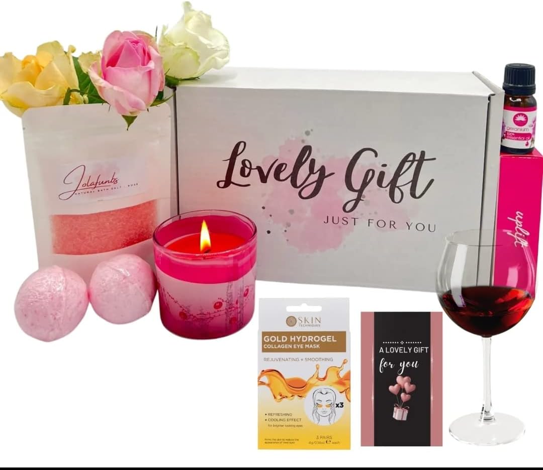 JOLAFUNBS pamper set gift box for relaxation and self-care