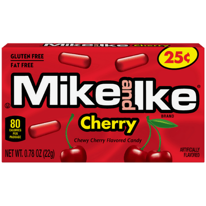 Juicy cherry flavour chewy sweets in 22g packs