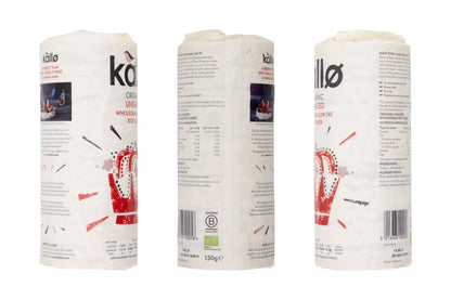Organic wholegrain rice cakes snack
