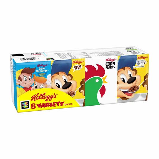 Kelloggs Variety Pack 4 x 8 breakfast cereal boxes