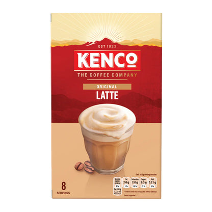 Relax and enjoy your perfect coffee break with Kenco Latte sachets