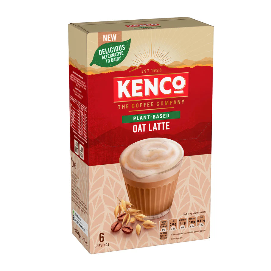 Enjoy the perfect coffee break with Kenco Plant Based Oat Latte