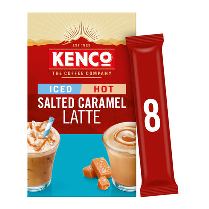 Creamy and flavorful Kenco Salted Caramel Latte with rich coffee taste