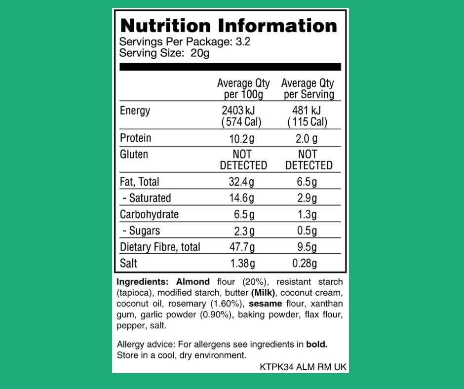 Ketogenic Friendly Crackers