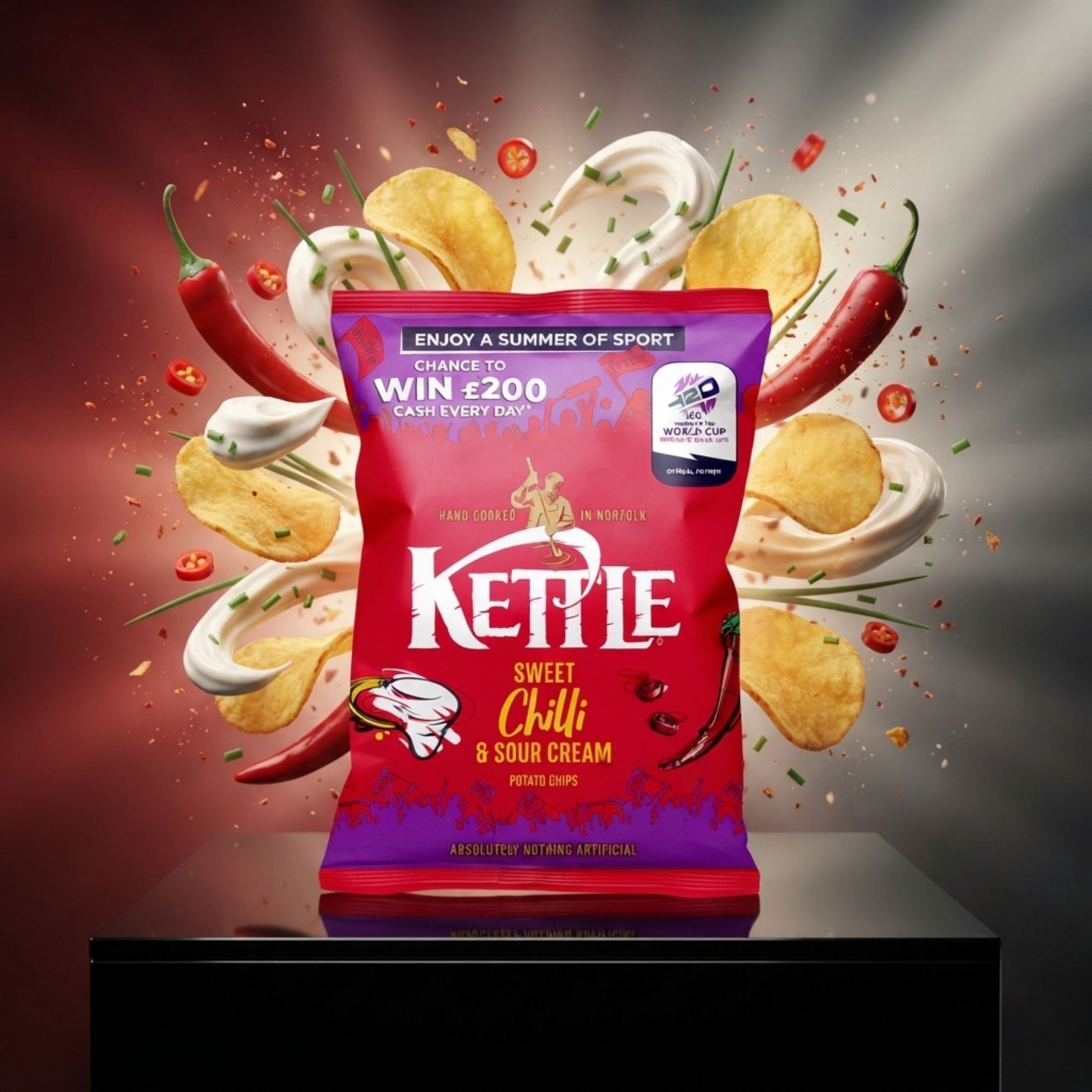 Kettle Sweet Chilli crisps