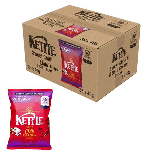 Kettle Sweet Chilli & Sour Cream Crisps 36 x 40g