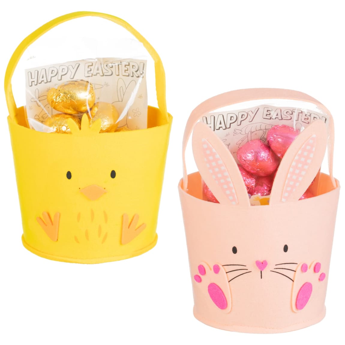 Hollow chocolate eggs included in 112g pack