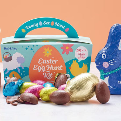 Birthday chocolate gift box with Easter theme for boys and girls