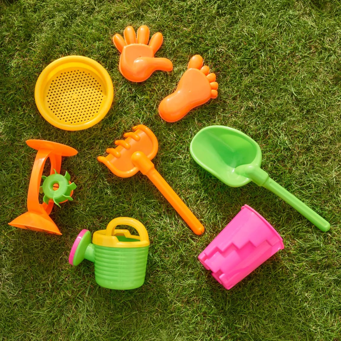 Children's activity table with sand and water sections