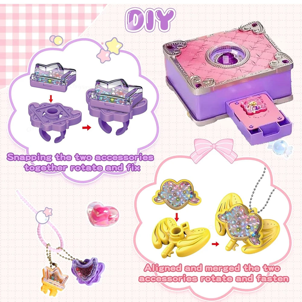 Handmade craft jewelry box for girls activities