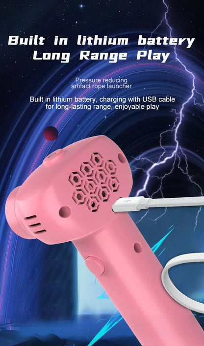 Handheld luminous loop spinner