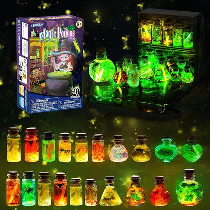 Fantasy potion making science set for creative children