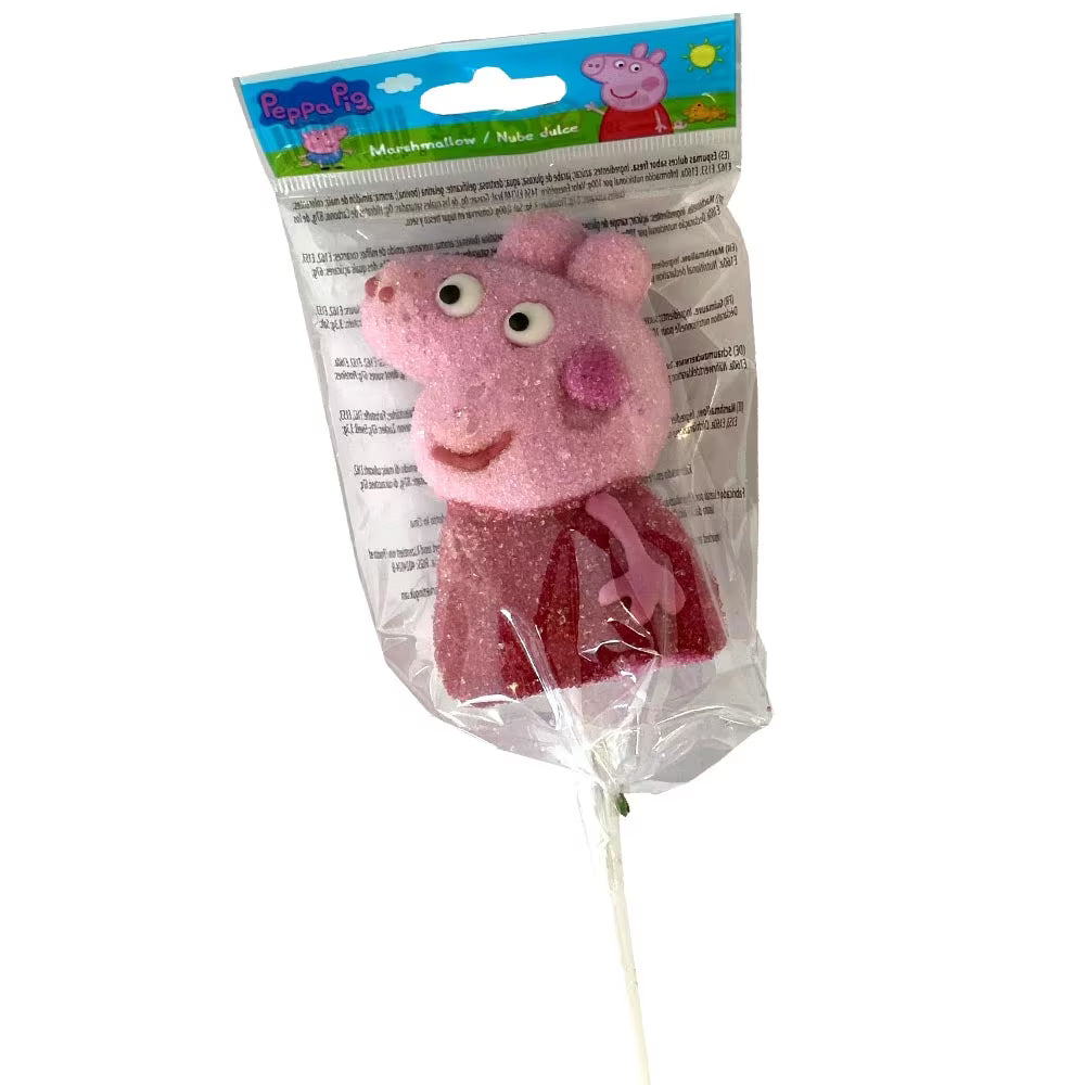 Soft and fun Peppa Pig character-shaped lollipops