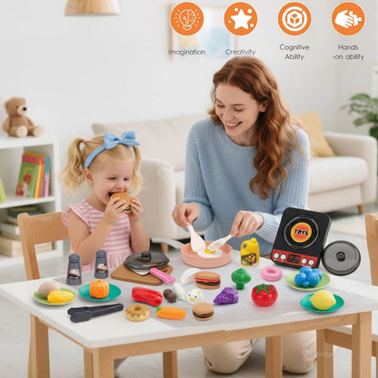 Interactive cooking toys for creative role play activities