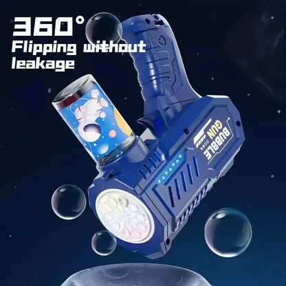 10 hole kids bubble gun rocket toy outdoor play