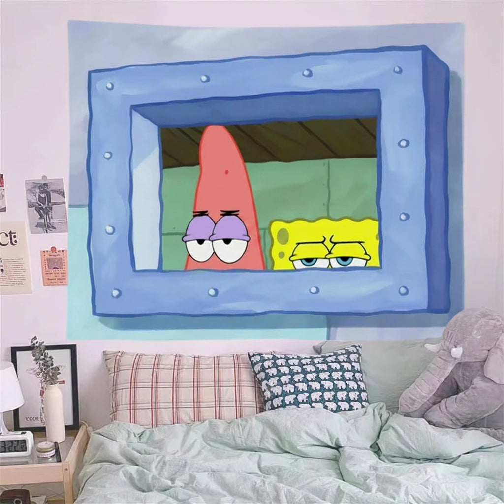 Lightweight canvas tapestry wall décor piece