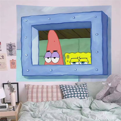 Lightweight canvas tapestry wall décor piece