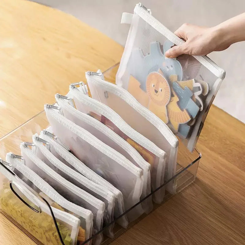 Small toy storage bags for kids' playrooms