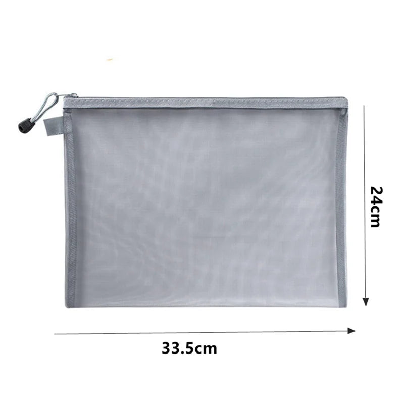 Mesh storage pouch for children's toys and small items