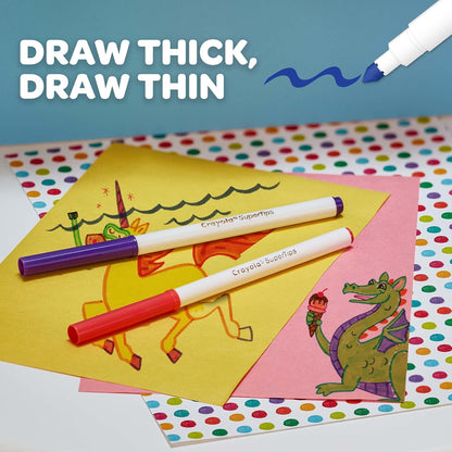 kids felt tip pens crayola washable and safe