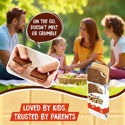 Delicious wafer biscuits with classic Kinder taste