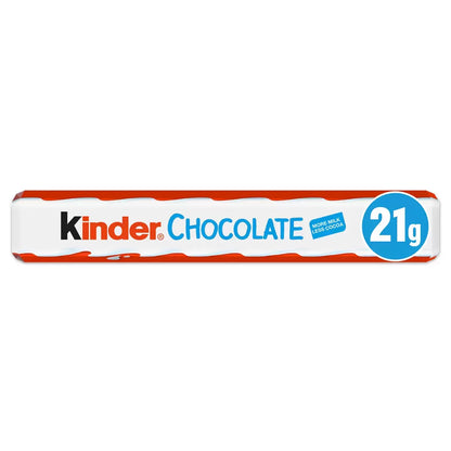 Kinder Chocolate Snackbar family pack – individually wrapped milk bars