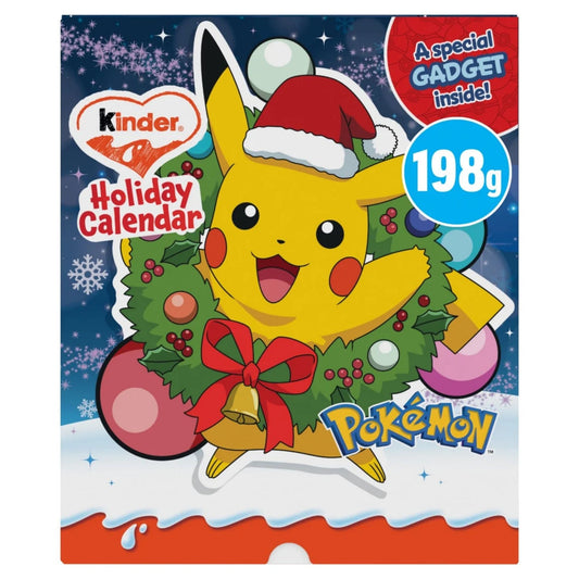 Kinder Pokémon Advent Calendar 198g with 24 treats