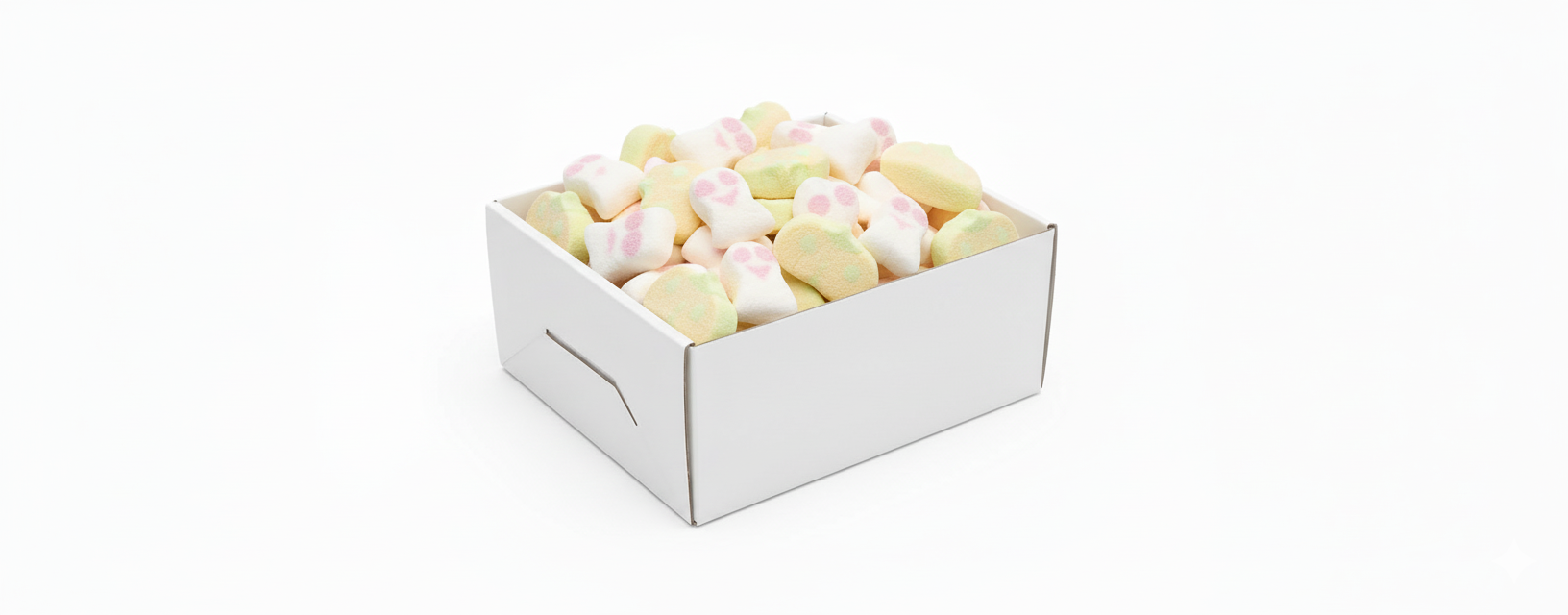 Gluten-free and dairy-free vanilla marshmallows in bulk bag