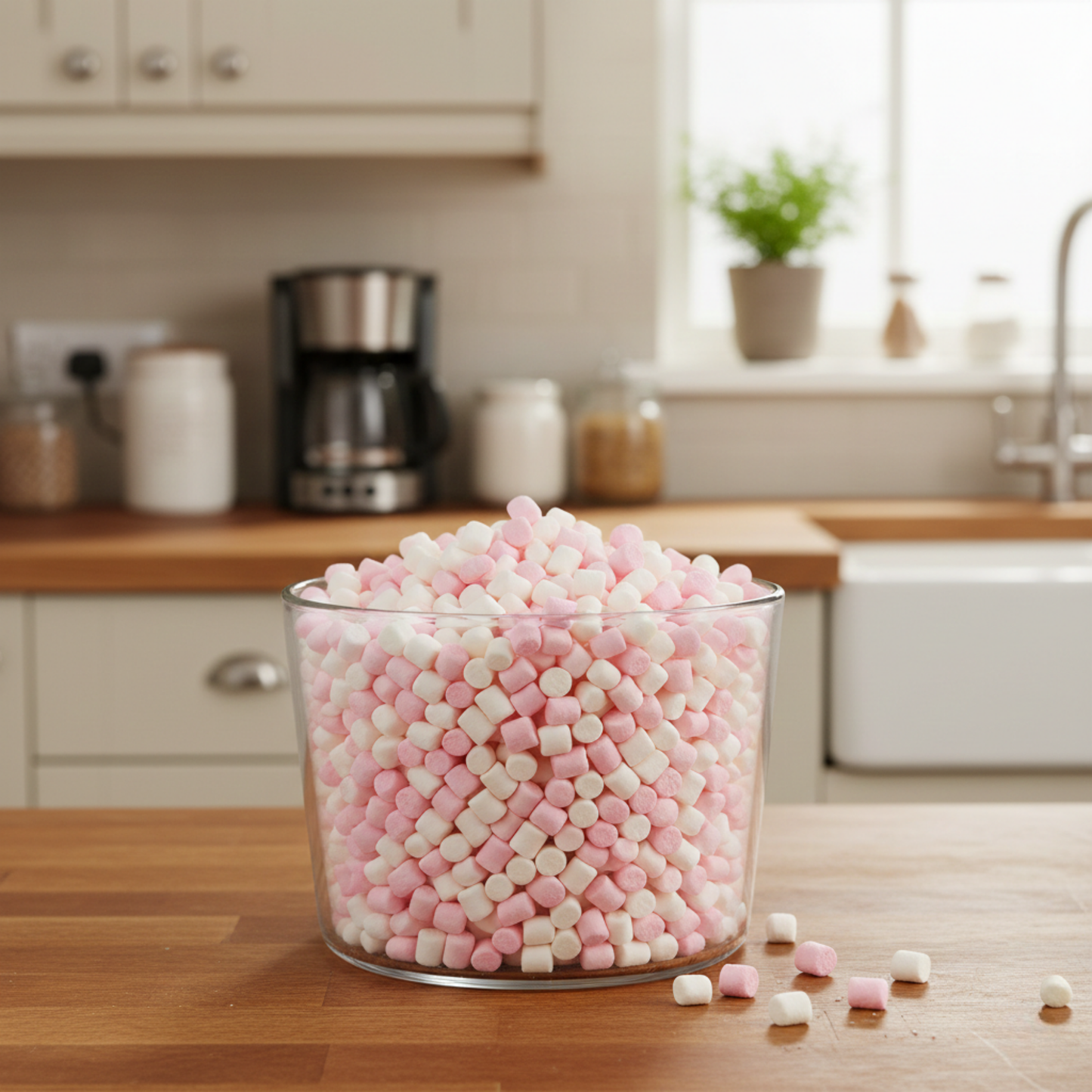 Vanilla micro marshmallows with no artificial flavouring