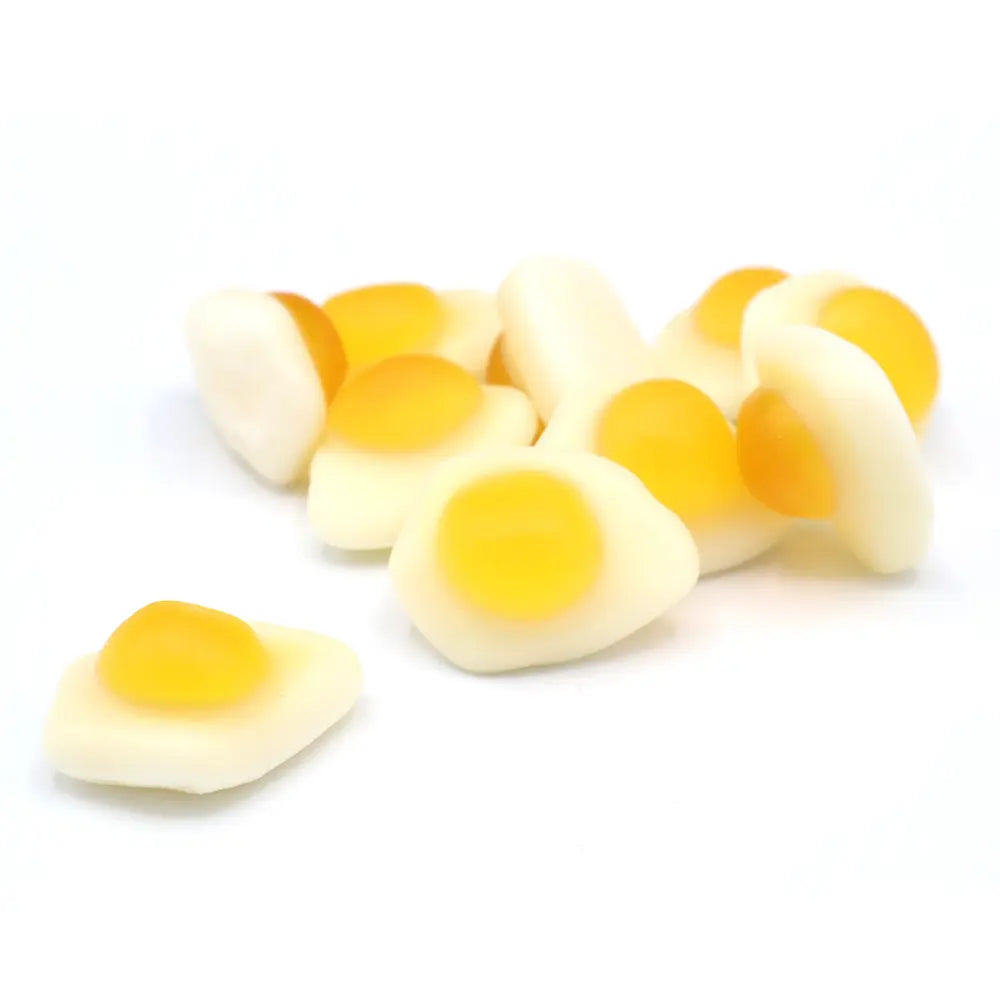Soft, foamy texture with fruity yolk centre