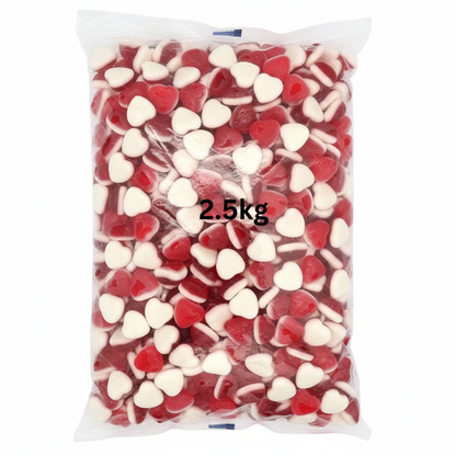 Kingsway Gummy Hearts Strawberry Flavoured Jelly Sweets