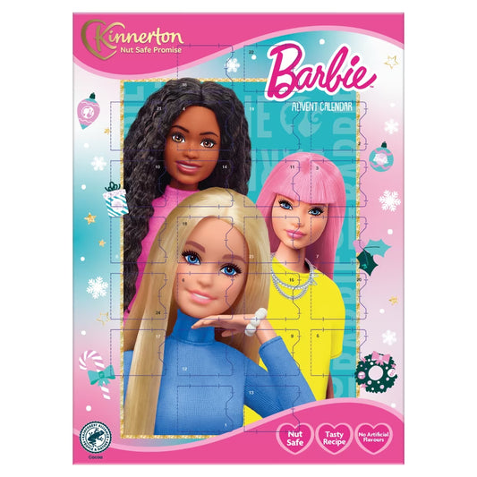 Kinnerton Barbie Advent Calendar 40g with 24 milk chocolates