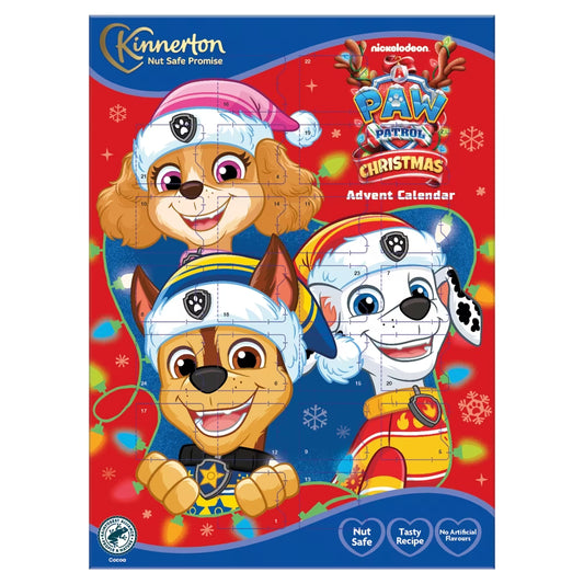 Kinnerton Paw Patrol Advent Calendar 40g with nut-safe milk chocolates