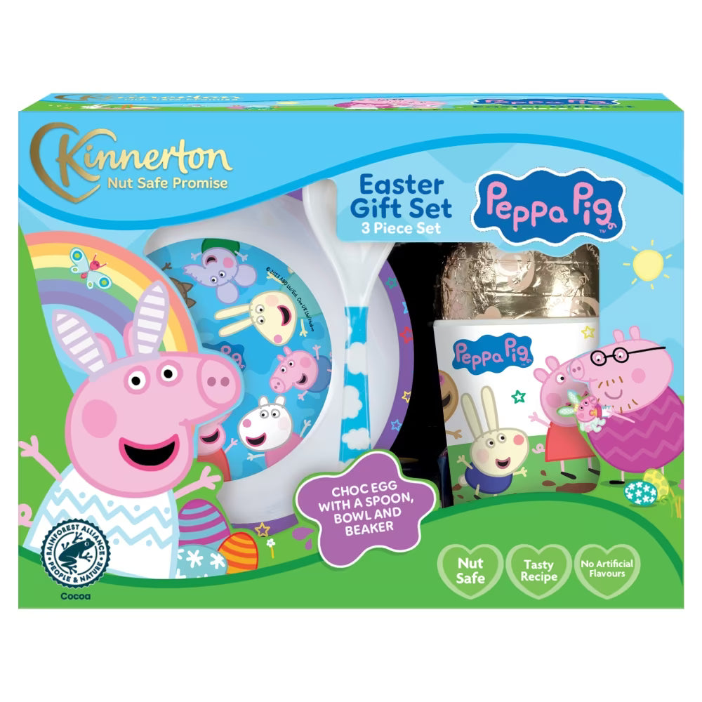 Kinnerton Peppa Pig Easter Gift Set 50g hollow chocolate egg