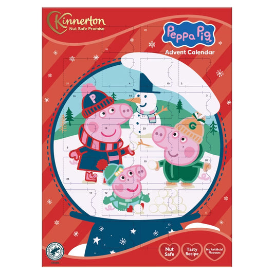 Festive Kinnerton Peppa Pig Advent Calendar for Christmas